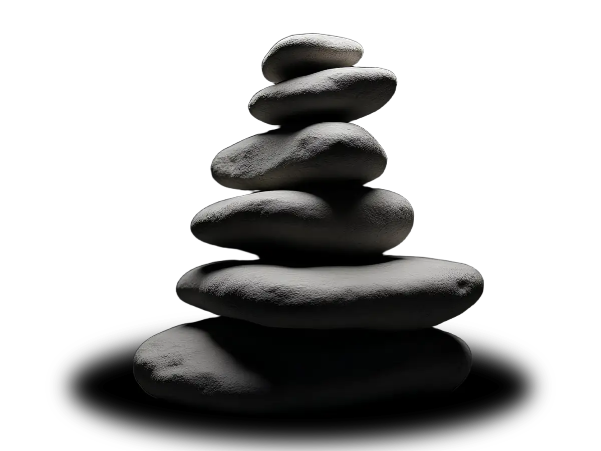 Stacked rocks